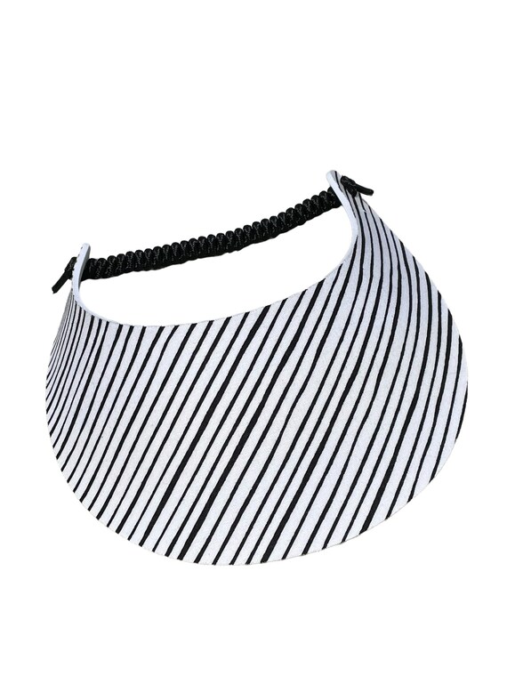 Fabric Foam Coil Sun Visor for Women black & White Etsy
