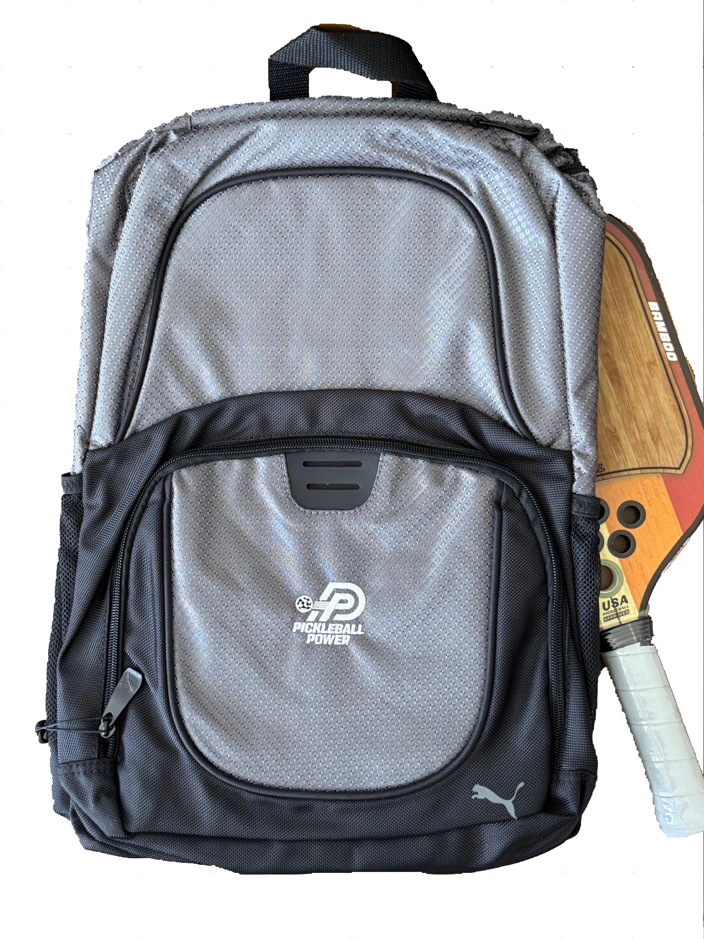 Two-Tone Black and Gray Structured Backpack Tote 17L Commuter Waterproof Tote | Rainproof Work Tote Bag main image 3