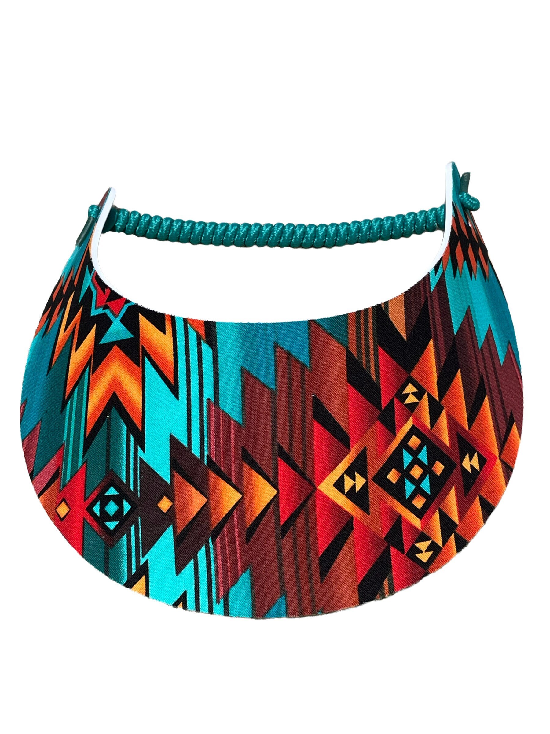thumbnail image 2 of Pickleball Sun Visor For Women - Sporty Adjustable Foam Visor No Pressure Design In Red Swirls 2 of 10