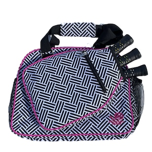 SALE! Pickleball Bag - &quot;Unrivaled&quot; - Designer Women&#39;s Side-Pocket Dufflebag | Made Exclusively For Pickleball!