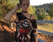 LF inspired Acid Wash Slayer Oversized Tee
