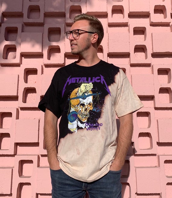 acid wash band tee