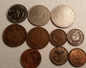 10 bolivia vintage coins 1951 - 1974 coin lot boliviano centavos - world foreign collector money numismatic a22