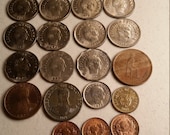 19 colombia vintage coins 1959 - 1992 coin lot centavo peso - world foreign collector money numismatic a26