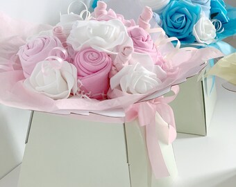 Pink Bouquet 3-6 Months Bouquet of Baby Clothing Baby Gift Baby Girl