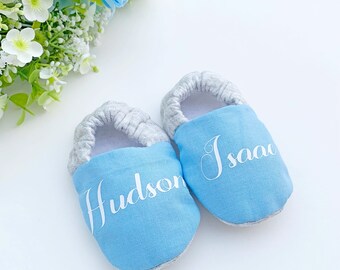 personalised baby slippers