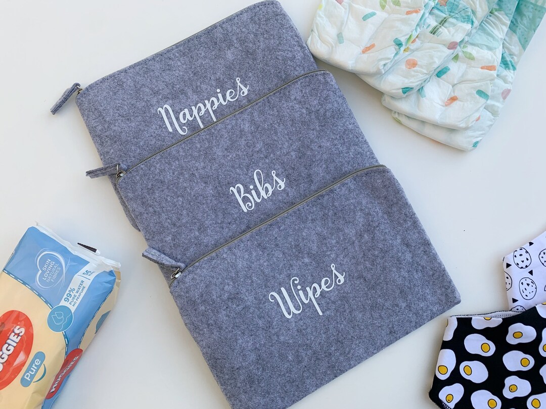 Personalised Baby Bag Pouches Changing Bag Organisers Baby Bag