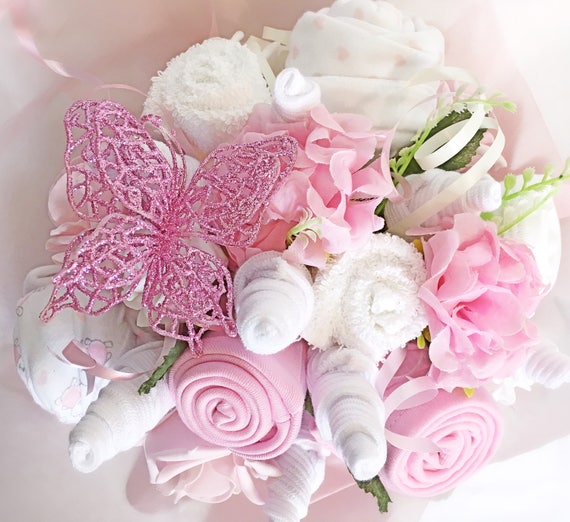 baby girl clothes bouquet