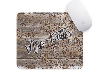 Mouse Pad Rustic Farmhouse Star Wood Design Brown Computer Mouse Pad Rectangle Shape Home Decor Mousepads Office Decor Gaming Mouse Pad