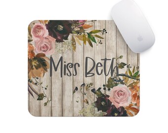 Mouse Pad Rustic Farmhouse Star Wood Design Brown Computer Mouse Pad Rectangle Shape Home Decor Mousepads Office Decor Gaming Mouse Pad