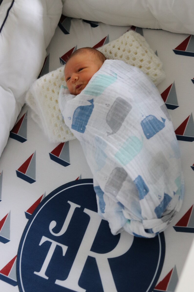 Personalized Fitted Crib Sheet Custom Baby Name Fitted Sheet Etsy