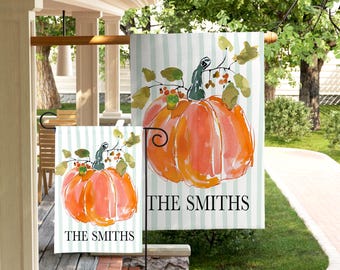 Pumpkin Garden Flag Outdoor Decor Fall Thanksgiving Welcome Sign Yard Decoration Autumn Display Garden Accent Patio Decor Weather Resistant