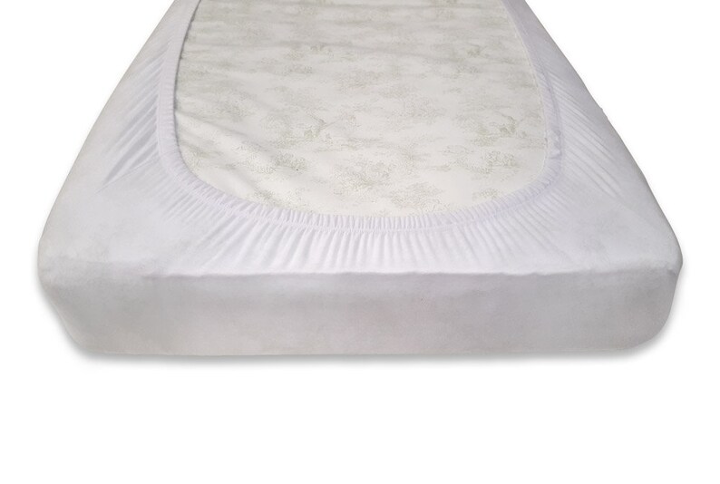 black and white striped crib sheet