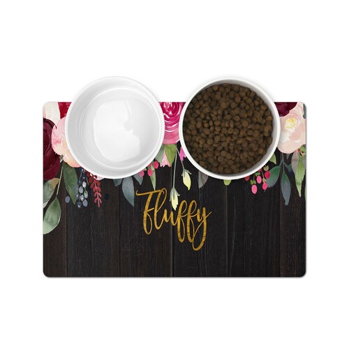 Personalized Pet Placemat / Custom Dog Bowl Mat / New Puppy Etsy