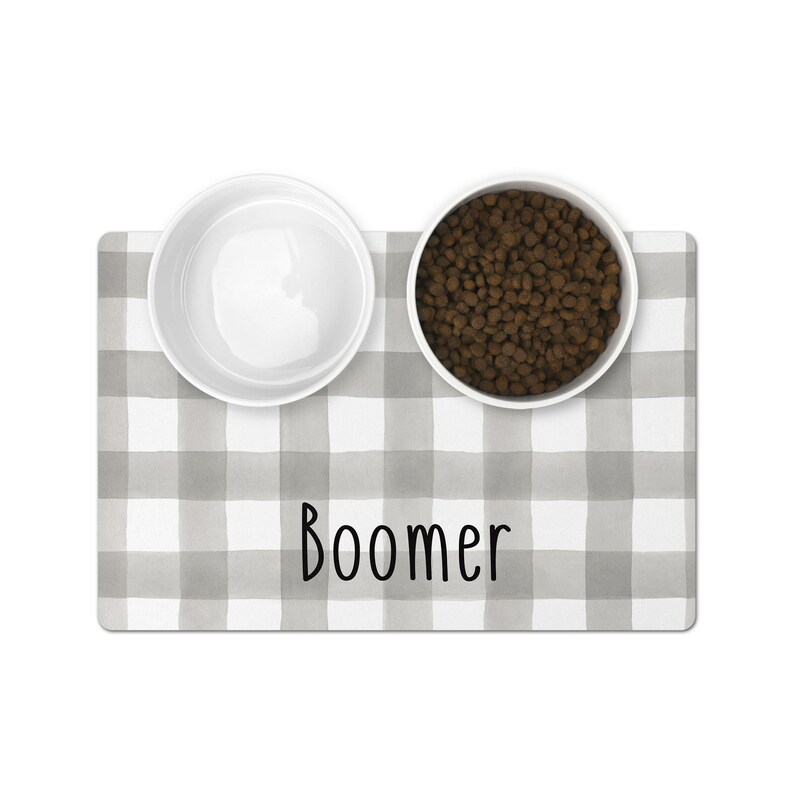 Personalized Pet Bowl Mats Dog Lover Gift Cat Lover Gift Etsy