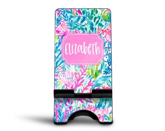 Gift for her Smartphone Stand Custom Phone Stand floral phone stand Gift for teacher Graduation Gift Mothers day gift Personalized gift