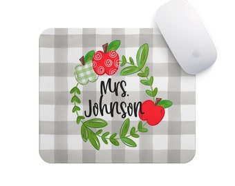 Teacher Mouse pad, Personalized Teacher Gift, Custom mousepad office desk accessories End of The Year Teacher Gifts