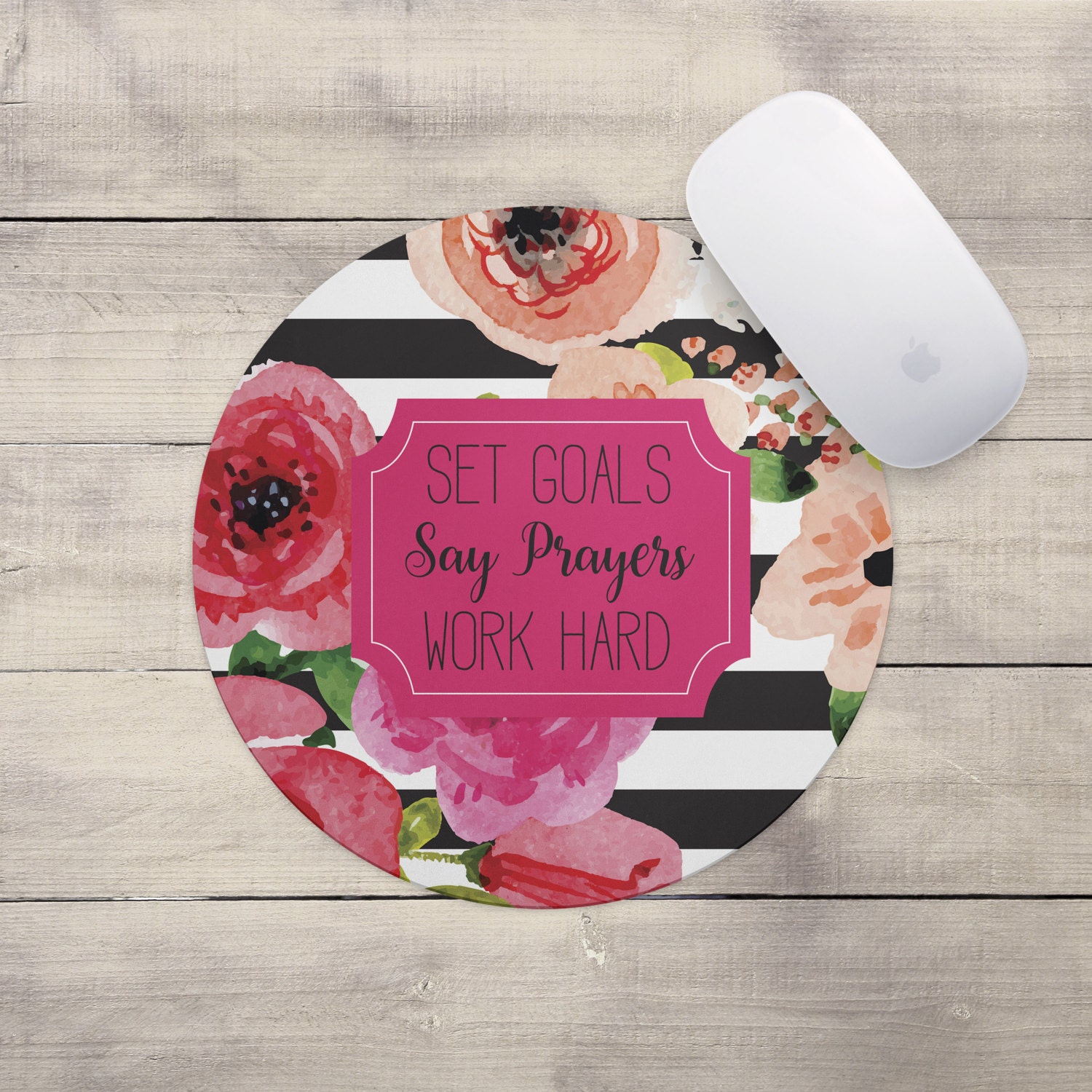 Say Prayers Religious Mouse Pad Mousepad mousepads desk Etsy