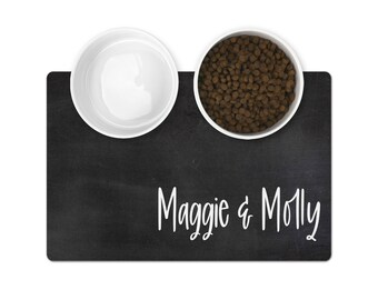 personalized pet mat