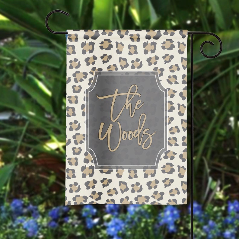Leopard Garden Flag Spring Garden Flag Summer Garden Flag Etsy
