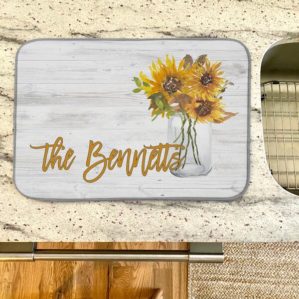 Dish Drying Mat Etsy