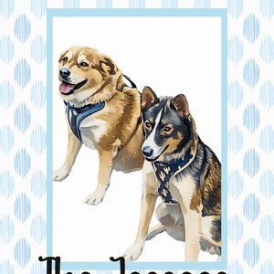 Custom Dog Garden Flag with Photo Pet Portrait Flag | Wedding or Pet Photo Gift Personalized Flag for Garden Decor Made with Your Photo image 8