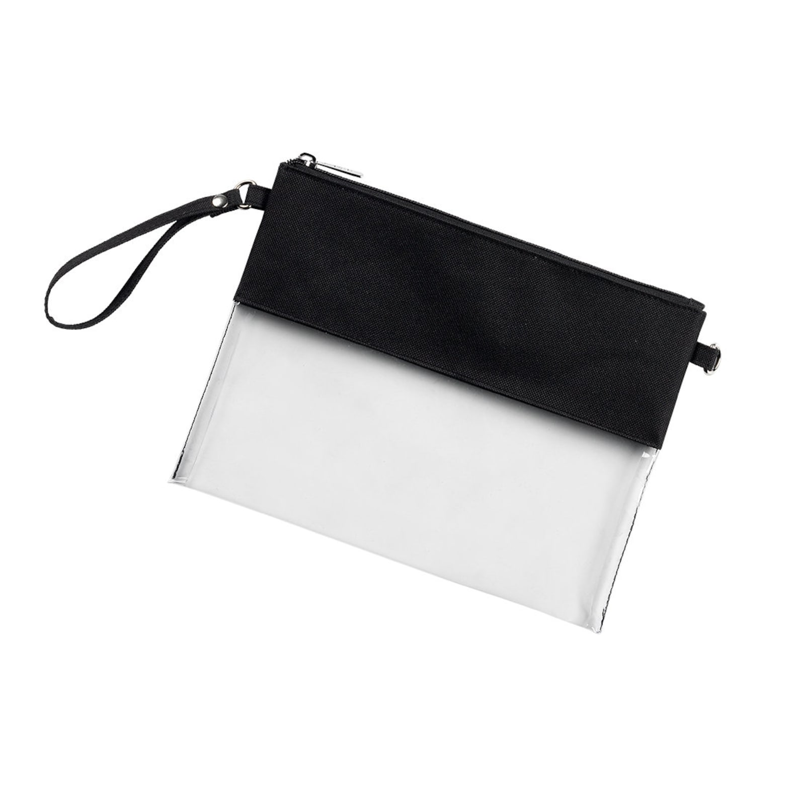 Black Clear Zip Pouch Clear Pouch Custom Purse Clear Purse Etsy