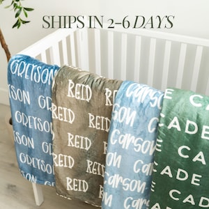 Personalized Name Blanket Baby Girl Gift For New Mom Name Blanket Baby Boy Gift Baby Blanket Kids Blanket Personalized Gift Kid Blue Blanket