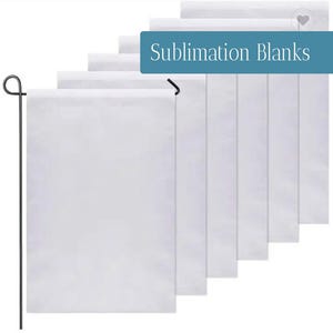 Sublimation Blanks Garden Flag Wholesale Flags 12x18 Sublimation Supplies Sublimation Template Flag For Heat Press