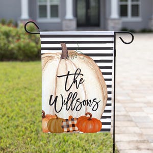 Bandeira de jardim de abóbora, decoração para áreas externas, placa de boas-vindas para o Dia de Ação de Graças, decoração de quintal, exibição de outono, decoração de pátio, resistente às intempéries