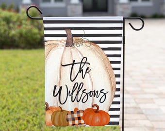 Pumpkin Garden Flag Outdoor Decor Fall Thanksgiving Welcome Sign Yard Decoration Autumn Display Garden Accent Patio Decor Weather Resistant