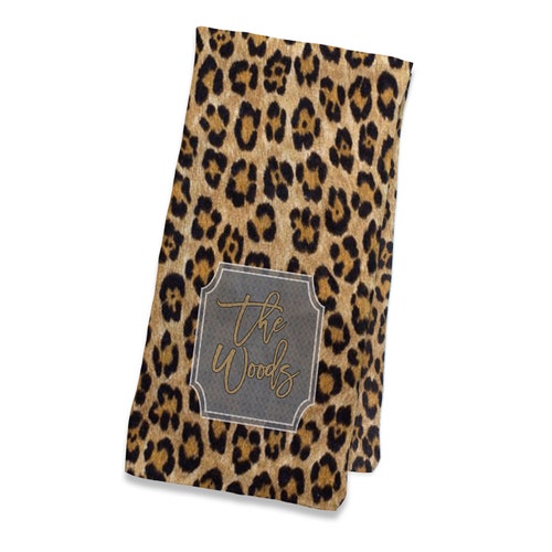 Kitchen Leopard Towel Kitchen Decor Hostess Gift Dish Etsy