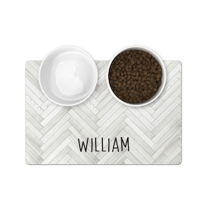 Personalized Dog Food Mat Custom Pet Gift Dog Food Mat For New Puppy Gift Custom Dog Gift Cat Gift Personalized Cat Mat Dog Bowl Mats Custom