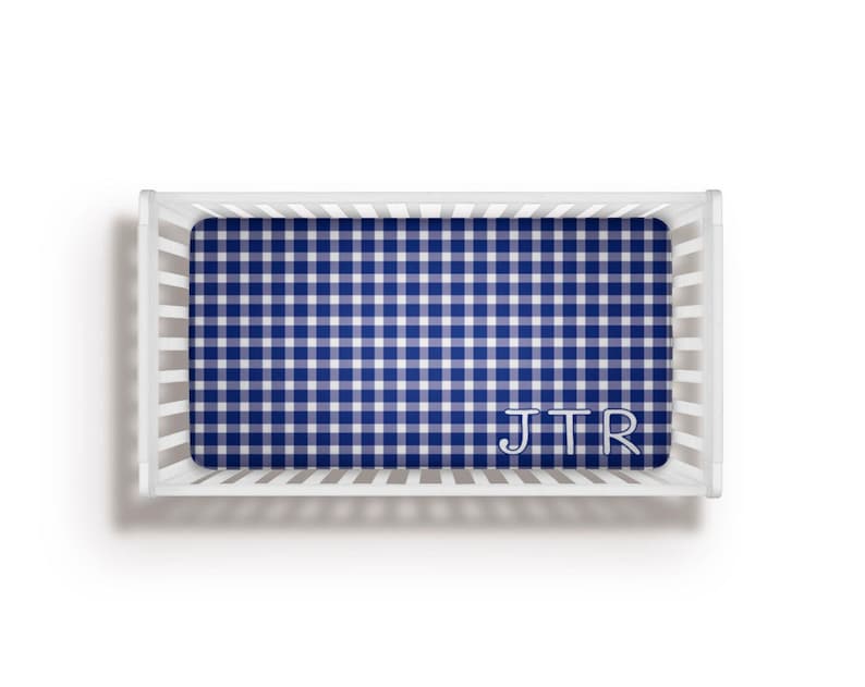 Personalized Fitted Crib Sheet Custom Baby Name Fitted Sheet Etsy