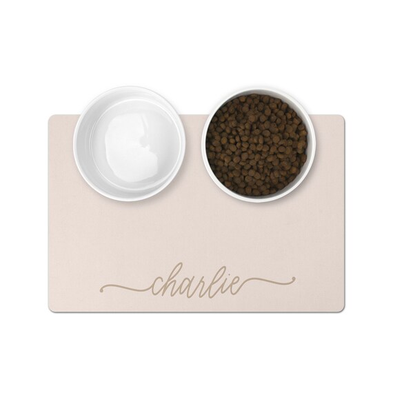 Personalized Dog Food Mat Pet Mat Dog Food Mat Custom Dog Mat