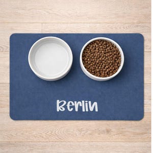 Custom Pet Gift Dog Food Mat Personalized Dog Mat Food Mat For New Puppy Gift Custom Dog Gift Cat Gift Personalized Cat Mat Dog Bowl Mats image 9