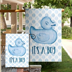 Baby Announcement Flag New Baby Welcome Home Banner New Baby Sign Gard Decor Baby Boy Welcome Baby Birth Announcement Sign