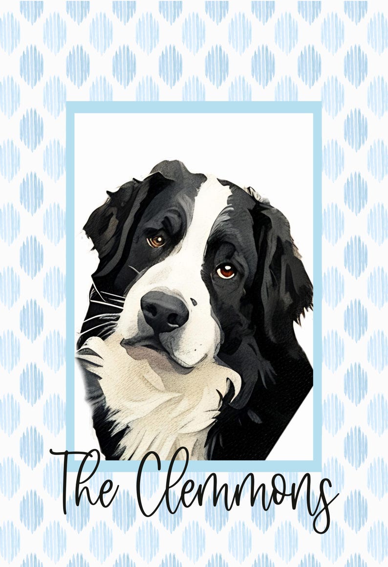 Custom Dog Garden Flag with Photo Pet Portrait Flag | Wedding or Pet Photo Gift Personalized Flag for Garden Decor Made with Your Photo image 7