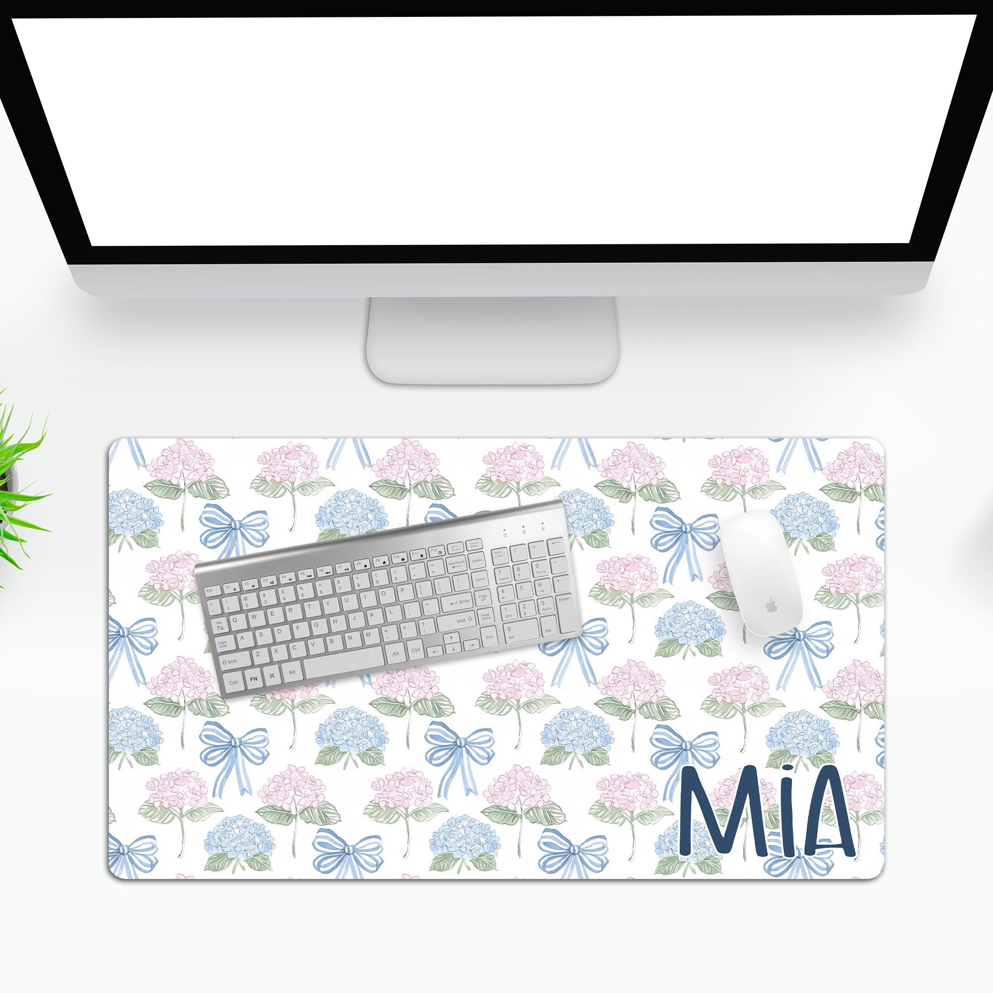 Personalized Desk Mat Coquette Personalized Desk Grand Millennial Office Decor Monogrammed Home Office Dorm Room Decor Gift Custom Office
