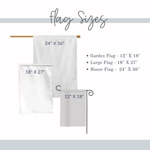 Personalized Garden Flag Easter Flag Decoration Garden Display Christian Outdoor Decor Spring Accessory Yard Sign Family Name Custom Banner image 2