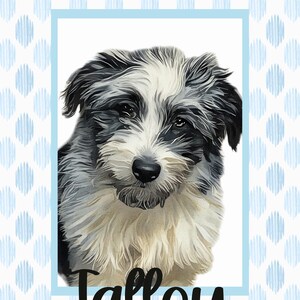 Custom Dog Garden Flag with Photo Pet Portrait Flag | Wedding or Pet Photo Gift Personalized Flag for Garden Decor Made with Your Photo image 9