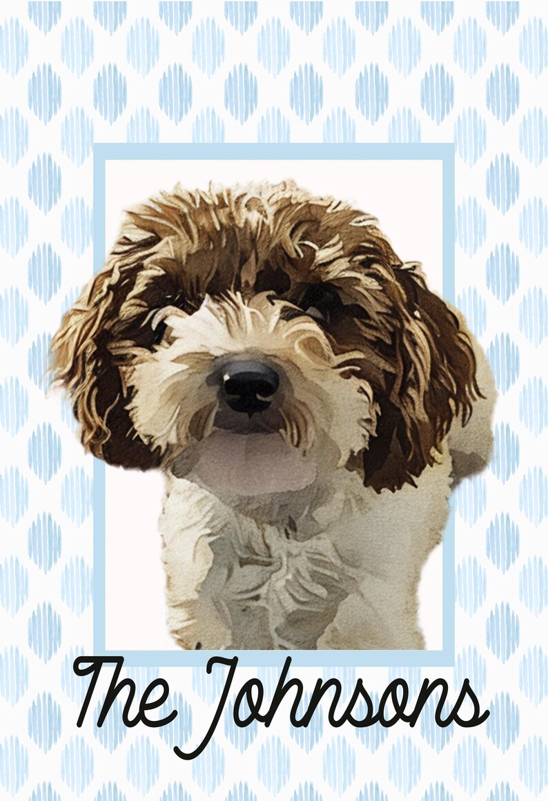 Custom Dog Garden Flag with Photo Pet Portrait Flag | Wedding or Pet Photo Gift Personalized Flag for Garden Decor Made with Your Photo image 6