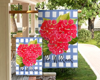Summer Garden Flag Mother's Day Flag Porch Decor Entry Flag Yard Decor Housewarming Gift Personalized Gift Welcome Flag