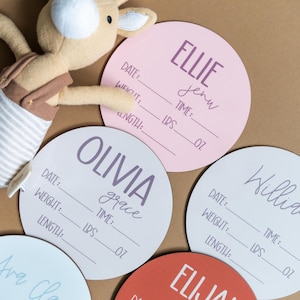 Einschreiben Baby Ankündigung Zeichen Krankenhaus Stat Karte Personalisierte Baby Name Board Neugeborene Foto Prop Geburtsankündigung Andenken