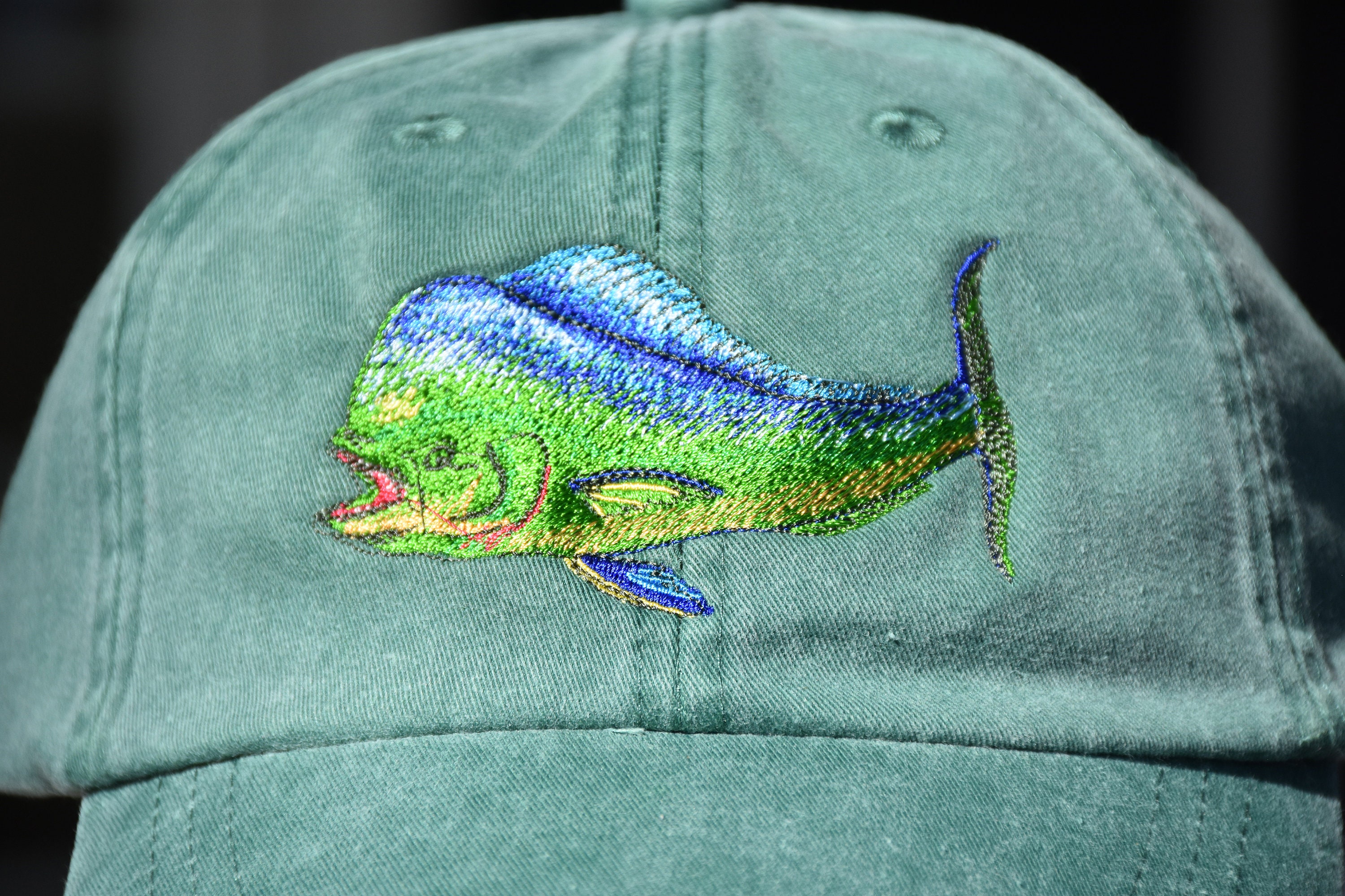 Mahi Mahi Baseball Cap/embroidery/dad 