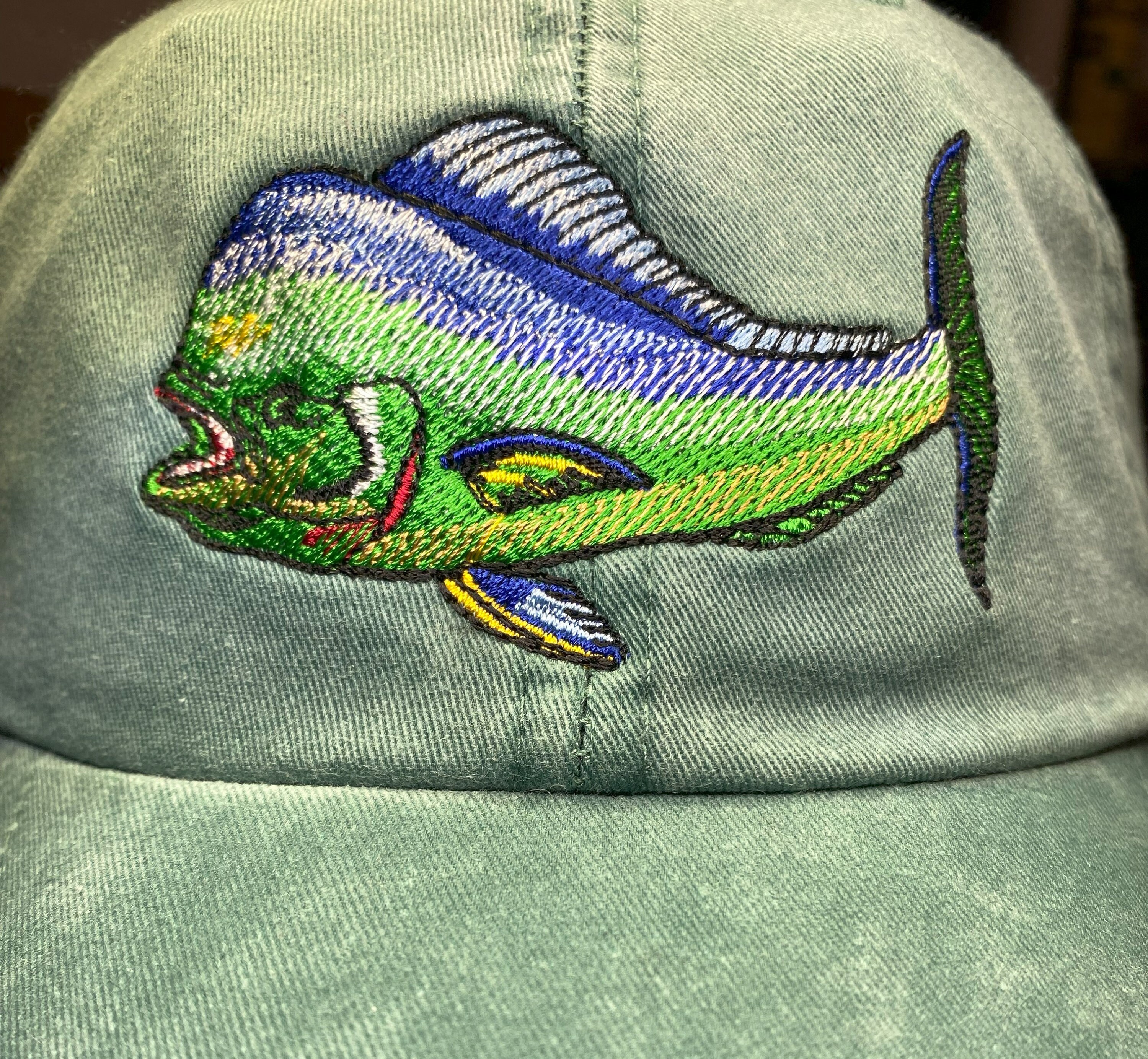 Maidequan Fishing Lover's Cap - Adjustable Embroidered 'Big Fish, Big Dreams' Trucker Hat For Men - View #11