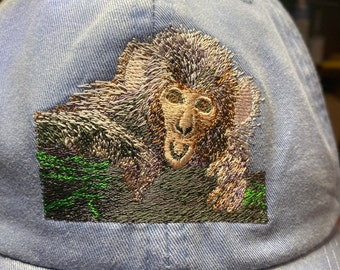 Playful Monkey Hat - A Fun Twist on Classic Baseball Caps