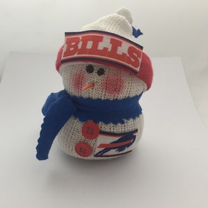Buffalo Bills,Buffalo Bills clothing,Snowman,Gift for Buffalo Bills fan,NFL,Buffalo Bills decor,Buffalo,Football,Bill accessory,sock snowman