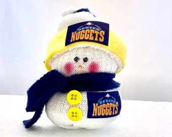 Denver Nuggets, Denver,Nuggets,Gift for Denver Nuggets fan,Denver Nuggets collectible, Denver Nuggets fan gift,sports snowman,sports snowmen