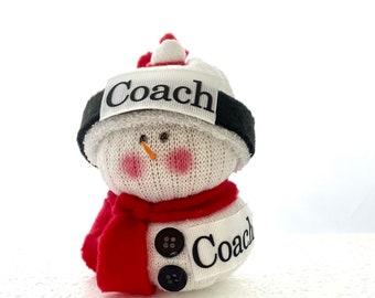 Best coach snowman,Unique coach gift,Worlds best coach,#1 coach,gift for coach for coach, sports snowman,snowmen, football coach